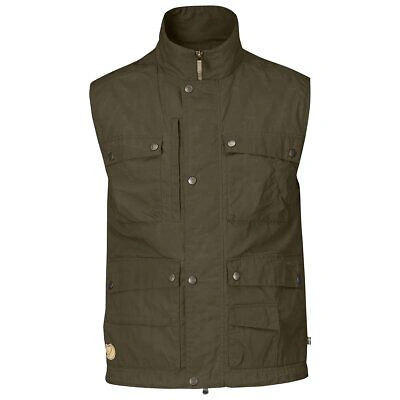 Pre-owned Fjall Raven Fjallraven Reporter Lite Waistcoat Dark Olive - Sale