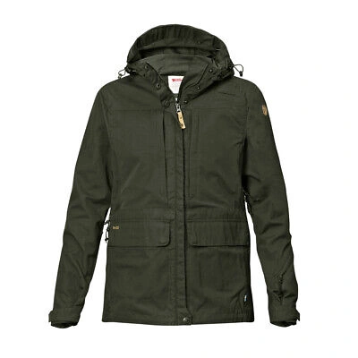 Pre-owned Fjallraven Hunting Fjallraven Womens Lappland Hybrid Jacket Deep Forest - Sale