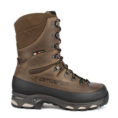 Pre-owned Zamberlan 1005 Hunter Pro Gore-tex Wide Last Rr Boot Waxed Chestnut - Sale