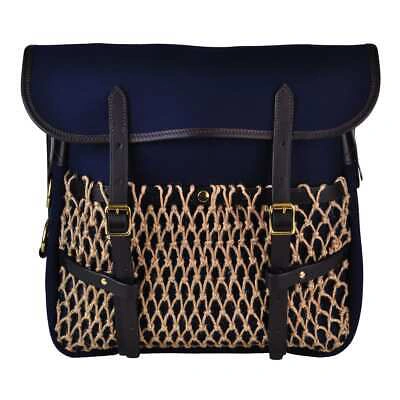 Pre-owned Brady Sutherland Bag With Net Navy - Sale