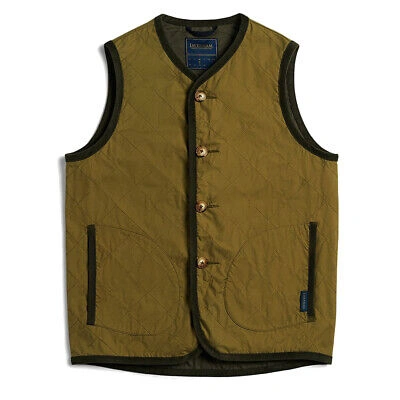 Pre-owned Lavenham Unwadded Gilet Army - Sale