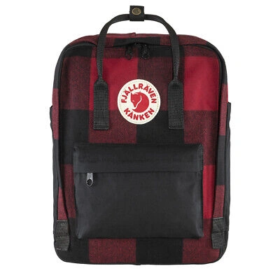 Pre-owned Fjallraven Kanken Bags Fjallraven Kanken Re-wool Red / Black - Sale