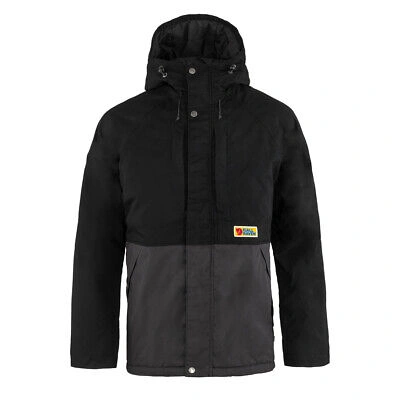Pre-owned Fjall Raven Fjallraven Vardag Lite Padded Jacket Black / Dark Grey - Sale