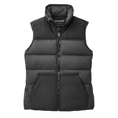 Pre-owned Filson Womens Featherweight Down Waistcoat Faded Black - Sale