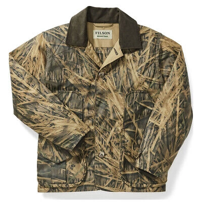 Pre-owned Filson Shelter Waterfowl Upland Coat Shadow Grass - Sale