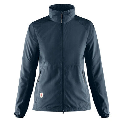 Pre-owned Fjall Raven Fjallraven Womens High Coast Lite Jacket Navy - Sale