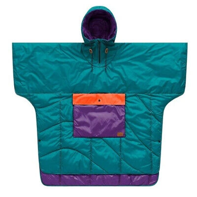Pre-owned Rumpl Nanoloft Poncho Harbor Blue - Sale