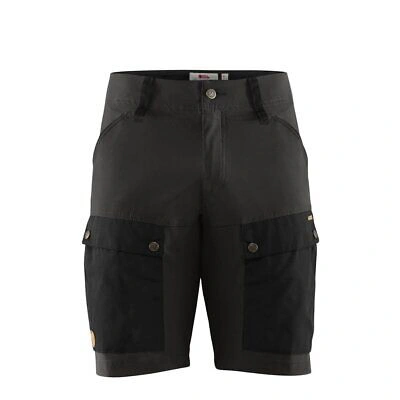 Pre-owned Fjall Raven Fjallraven Keb Shorts Black / Stone Grey - Sale