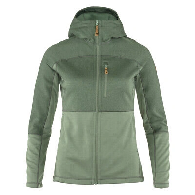 Pre-owned Fjall Raven Fjallraven Womens Abisko Trail Fleece Patina Green - Sale