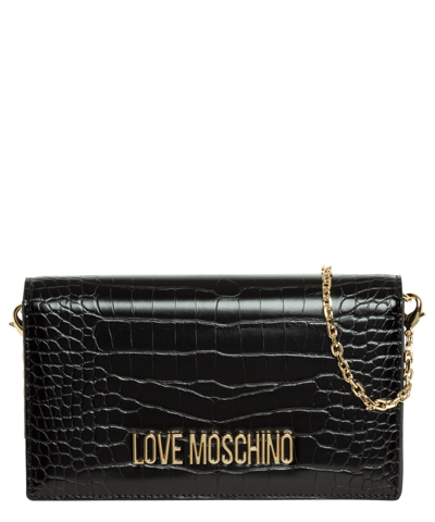Pre-owned Moschino Love  Crossbody Bags Women Jc4098pp1flf0000 Black Small Bag