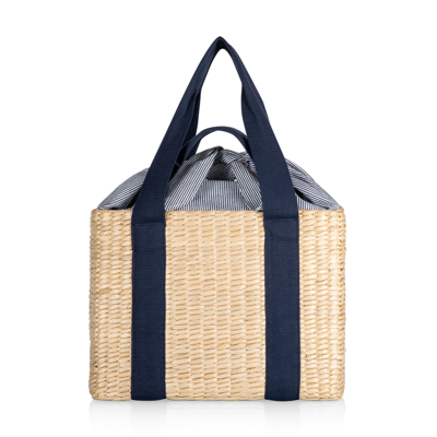 Picnic Time Parisian Picnic Basket In Beige,navy