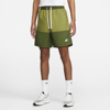 Nike Men's  Sportswear Sport Essential Woven Lined Flow Shorts (long) In Green