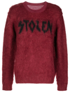 STOLEN GIRLFRIENDS CLUB DARK METAL LOGO毛衣