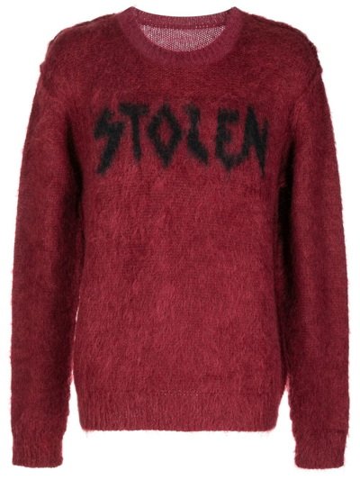 Stolen Girlfriends Club Red Dark Metal Sweater In Berry