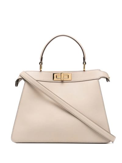 Fendi X-tote Multi-strap Bag In Nude