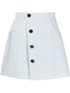 Bambah Pinstripe-print Skirt In White