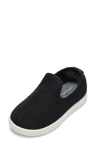 Allbirds Kids' Wool Lounger Sneaker In Natural Black