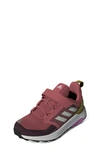 Adidas Originals Kids' Terrex Trailmaker Hiking Sneaker In Wndr Rd/ln Grn/pls Lil