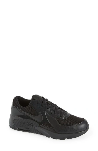 Nike Air Max Excee Gs Sneaker In Black/ Black