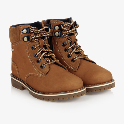 Mayoral Teen Boys Brown Leather Boots
