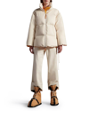 Moncler Raimi Down Jacket In Nude & Neutrals