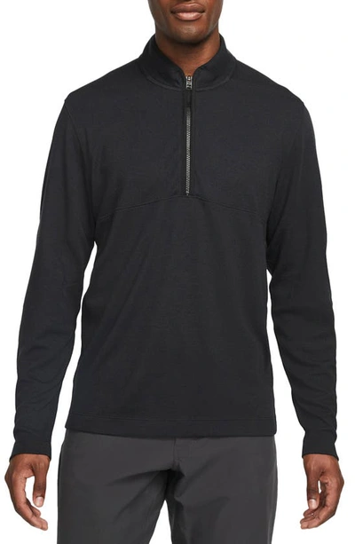 Nike Men's Dri-fit Victory Half-zip Golf Top In Black