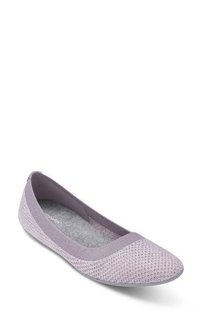 Allbirds Tree Breezer Ballet Flat In Hazy Mauve