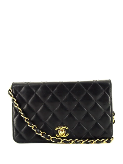 Pre-owned Chanel 2005 Mademoiselle Crossbody Bag In Black