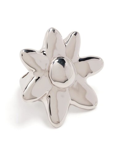 Ambush Floral-shaped Ring In Silver