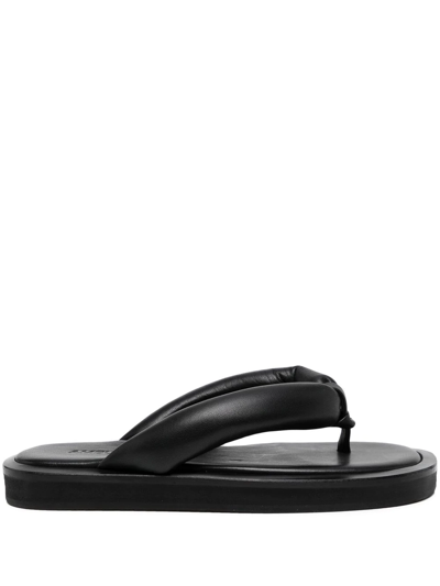 Ambush Padded-strap Flip Flops In Black