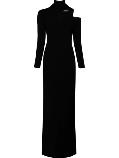 Solace London Black The Ares Cutout Maxi Dress