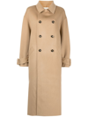 Loulou Studio Boras Oversized Double-breasted Wool And Cashmere-blend Coat In Brown