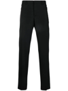 MOSCHINO MID-RISE SLIM-CUT TROUSERS