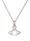 Vivienne Westwood Reina Pendent Necklace Woman Platinum In White