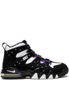 Nike Air Max 2 Cb 96s Swoosh-logo Leather And Canvas High-top Trainers In Black