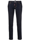 Dsquared2 Jennifer Stretch Cotton Denim Jeans In Blue