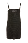 Alyx Crystal-embellished Mesh Mini Dress In Black