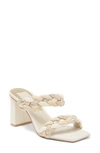 Dolce Vita Paily Braided Heeled Sandal In Ivory Multi Stella