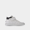 Zadig & Voltaire Logo-print Touch-strap Sneakers In White