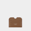 Acne Studios Large Elmas Leather Card Holder In Brown