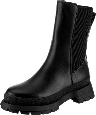 Pre-owned Buffalo Neu  Shari Chelsea Boots 21511319 Für Damen Schwarz