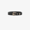 LEMAIRE BLACK WESTERN-STYLE LEATHER BELT,BT111LL14518426784