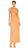 PATBO KNIT CUTOUT MAXI DRESS