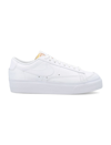 Nike White Low Platform Blazer Sneakers In White
