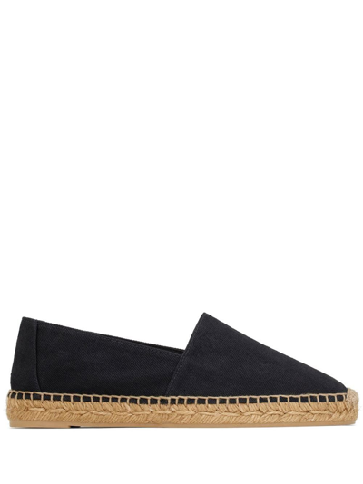 Saint Laurent Perseo Espadrilles In Black