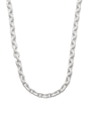 ALL BLUES SILVER CHAIN-LINK NECKLACE