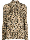 ZADIG & VOLTAIRE TIGER-PRINT BLOUSE
