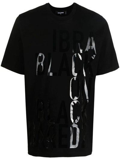 Dsquared2 X Ibrahimović Logo-print T-shirt In Black
