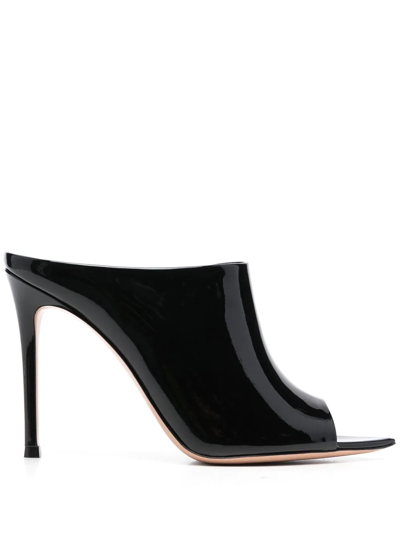 Gianvito Rossi Women's Nova Leather Mules In Black