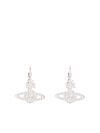 VIVIENNE WESTWOOD GRACE ORB CRYSTAL DROP EARRINGS